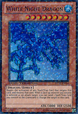 White Night Dragon [DT04-EN010] Super Rare | Tables and Towers