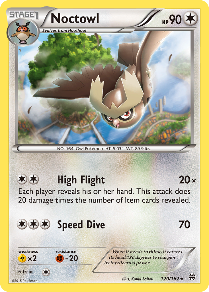 Noctowl (120/162) [XY: BREAKthrough] | Tables and Towers