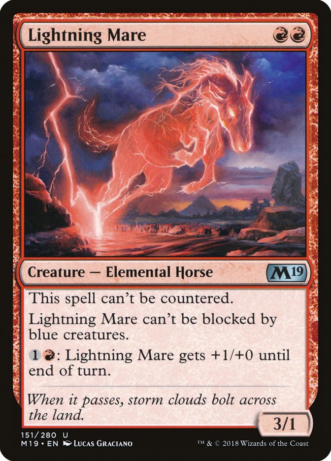 Lightning Mare [Core Set 2019] | Tables and Towers