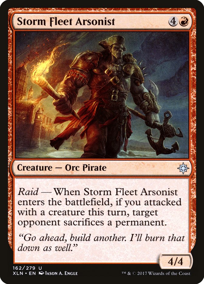 Storm Fleet Arsonist [Ixalan] | Tables and Towers