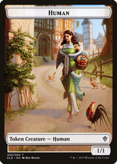 Human // Human Double-Sided Token [Pioneer Challenger Decks 2022] | Tables and Towers