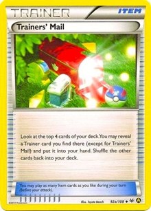 Trainers' Mail (92a/108) (Alternate Art Promo) [XY: Roaring Skies] | Tables and Towers