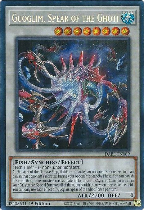 Guoglim, Spear of the Ghoti [DABL-EN089] Secret Rare | Tables and Towers