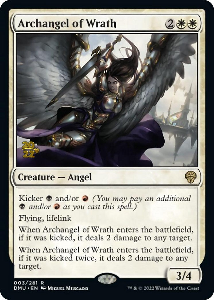 Archangel of Wrath [Dominaria United Prerelease Promos] | Tables and Towers