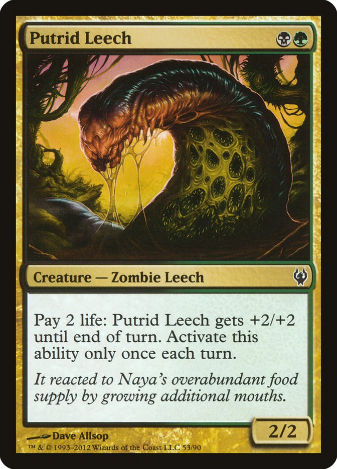 Putrid Leech [Duel Decks: Izzet vs. Golgari] | Tables and Towers