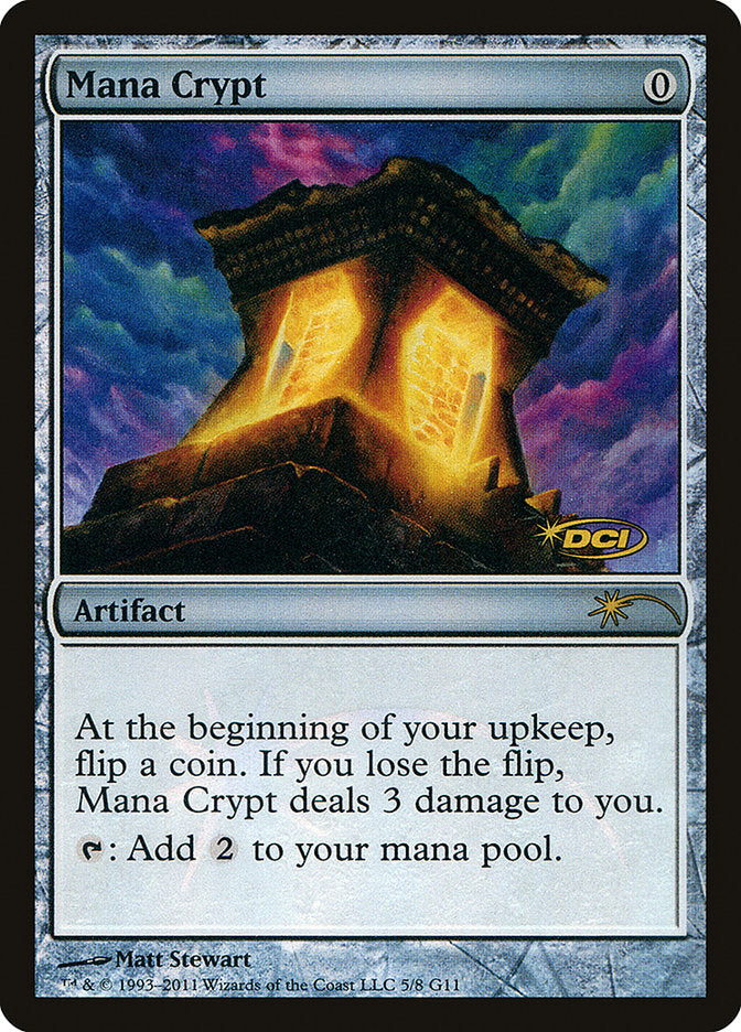 Mana Crypt [Judge Gift Cards 2011] | Tables and Towers