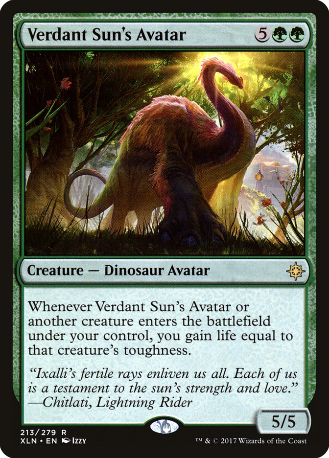 Verdant Sun's Avatar [Ixalan] | Tables and Towers