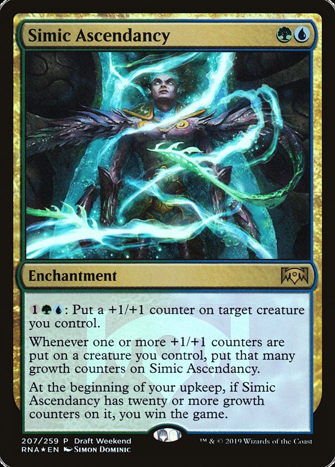 Simic Ascendancy (Draft Weekend) [Ravnica Allegiance Promos] | Tables and Towers