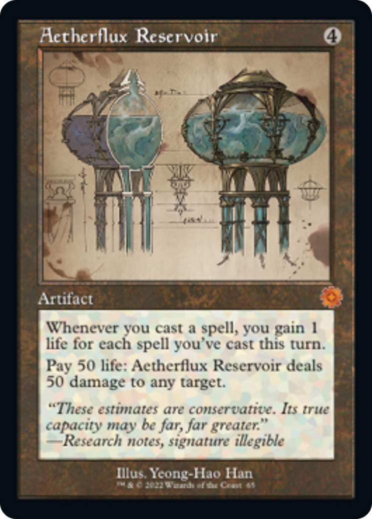 Aetherflux Reservoir (Retro Schematic) [The Brothers' War Retro Artifacts] | Tables and Towers