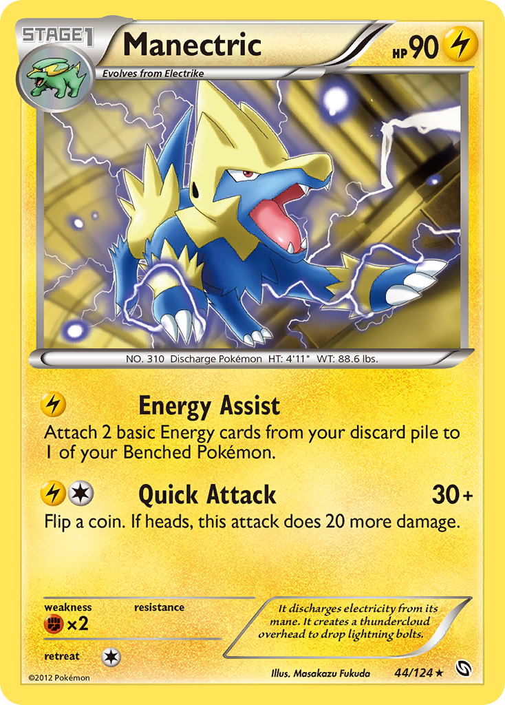 Manectric (44/124) [Black & White: Dragons Exalted] | Tables and Towers