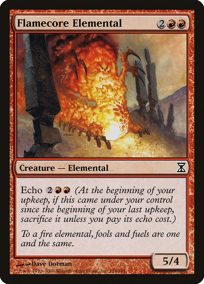 Flamecore Elemental [Time Spiral] | Tables and Towers