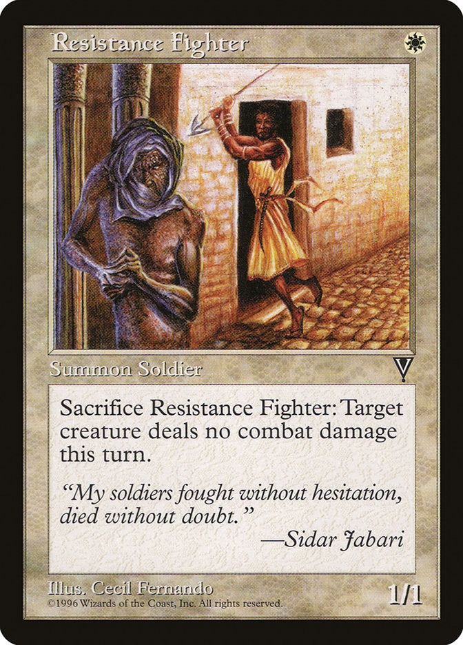 Resistance Fighter [Visions] | Tables and Towers