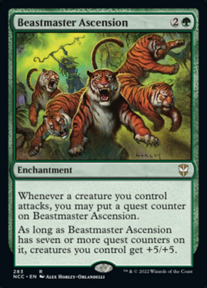 Beastmaster Ascension [Streets of New Capenna Commander] | Tables and Towers