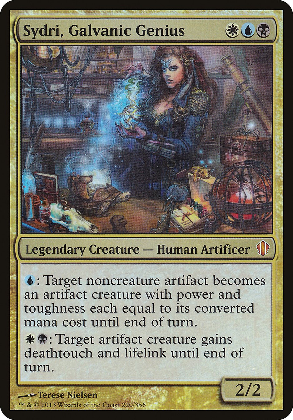 Sydri, Galvanic Genius (Oversized) [Commander 2013 Oversized] | Tables and Towers