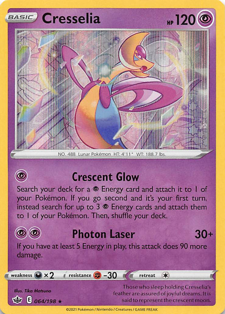 Cresselia (064/198) [Sword & Shield: Chilling Reign] | Tables and Towers