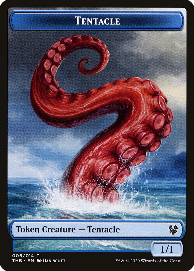 Human Soldier // Tentacle Double-Sided Token [Theros Beyond Death Tokens] | Tables and Towers