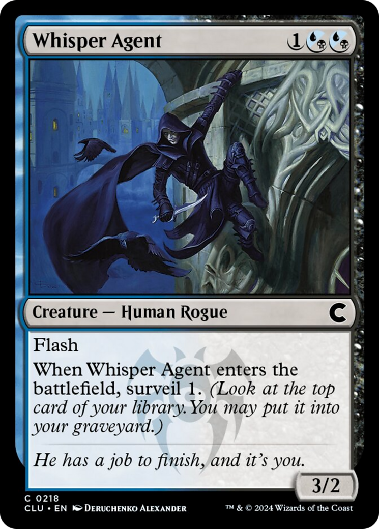 Whisper Agent [Ravnica: Clue Edition] | Tables and Towers