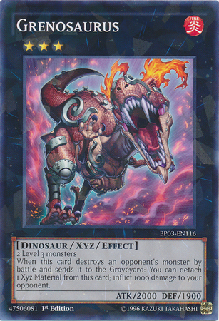 Grenosaurus [BP03-EN116] Shatterfoil Rare | Tables and Towers