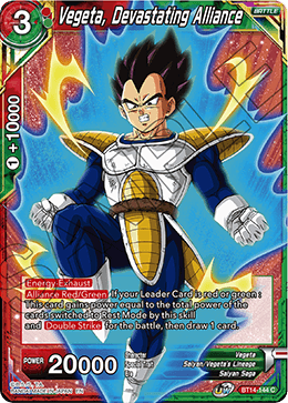 Vegeta, Devastating Alliance (BT14-144) [Cross Spirits] | Tables and Towers