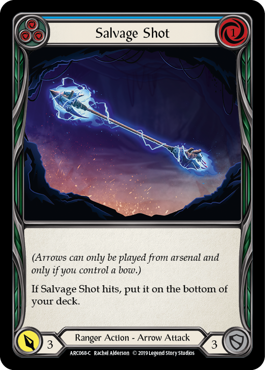 Salvage Shot (Blue) [ARC068-C] (Arcane Rising)  1st Edition Normal | Tables and Towers