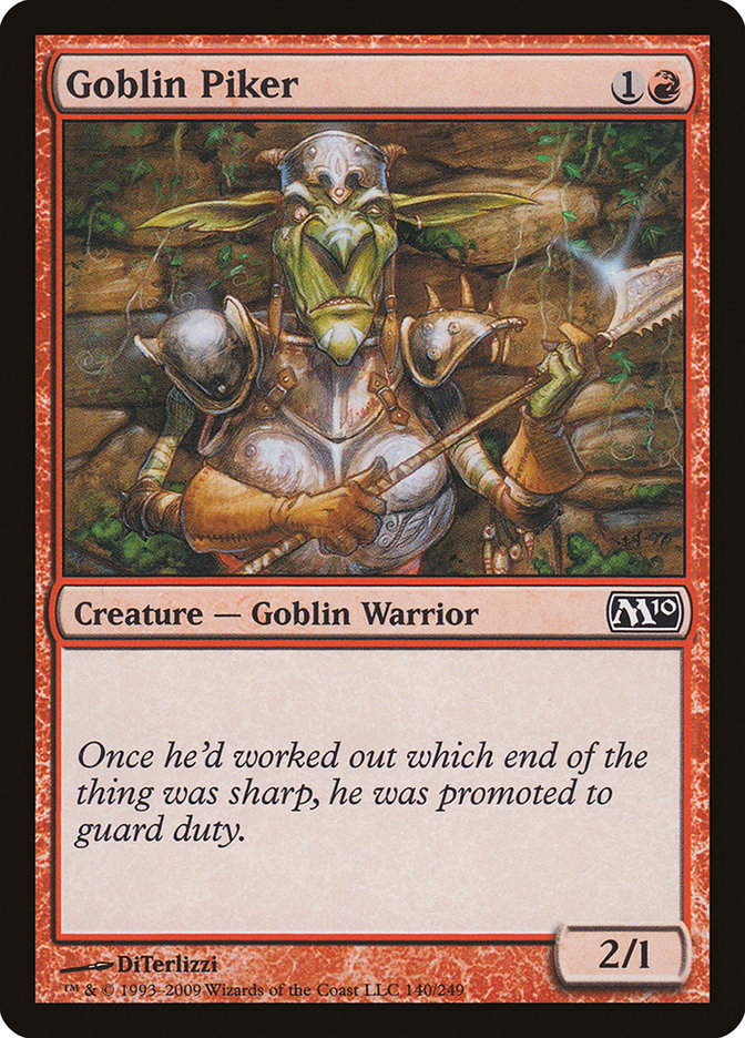 Goblin Piker [Magic 2010] | Tables and Towers