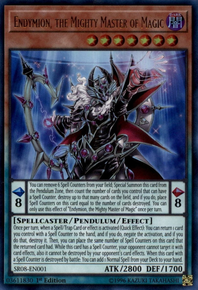 Endymion, the Mighty Master of Magic [SR08-EN001] Ultra Rare | Tables and Towers