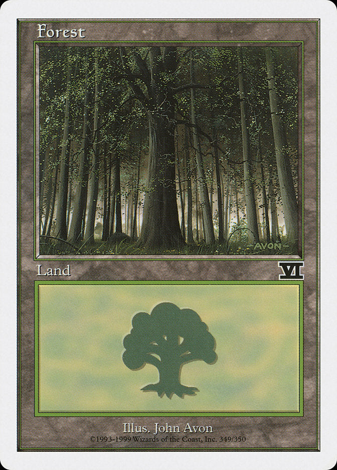 Forest (349) [Classic Sixth Edition] | Tables and Towers