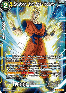 Son Gohan, Spirit Boost Vindicator (EX18-02) [Namekian Boost] | Tables and Towers