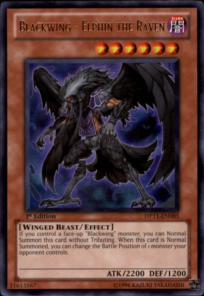 Blackwing - Elphin the Raven [DP11-EN005] Rare | Tables and Towers