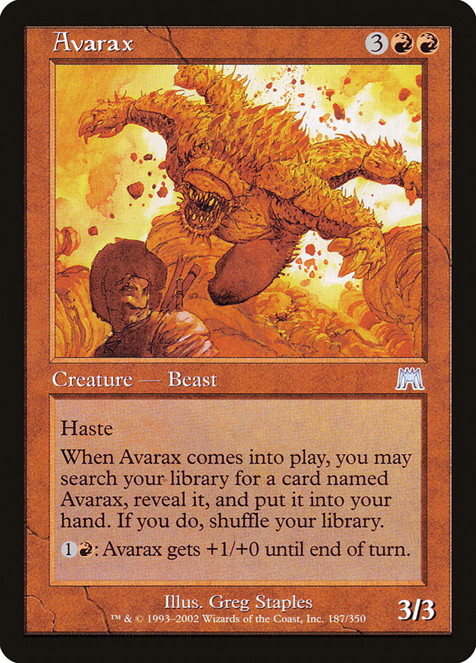 Avarax [Onslaught] | Tables and Towers