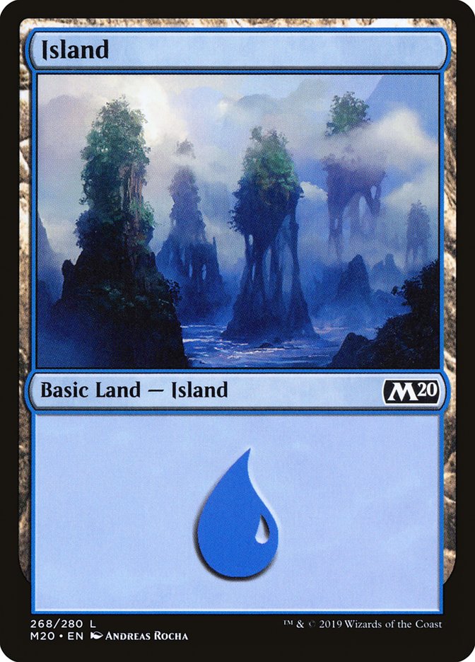 Island (268) [Core Set 2020] | Tables and Towers