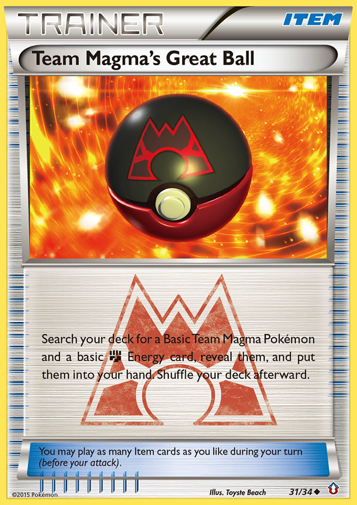 Team Magma's Great Ball (31/34) [XY: Double Crisis] | Tables and Towers