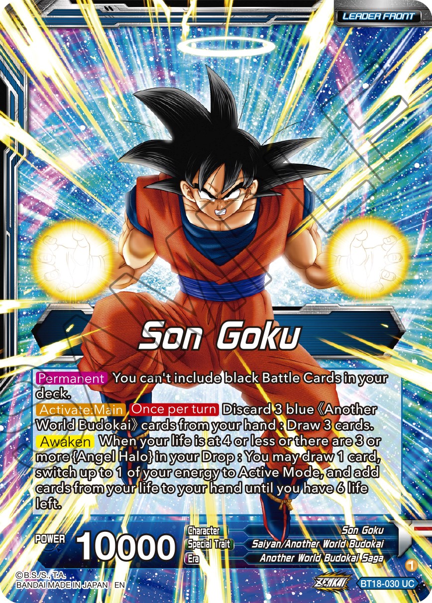 Son Goku // Son Goku, Another World Fighter (BT18-030) [Dawn of the Z-Legends] | Tables and Towers