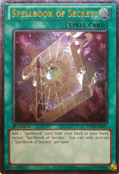 Spellbook of Secrets [REDU-EN057] Ultimate Rare | Tables and Towers