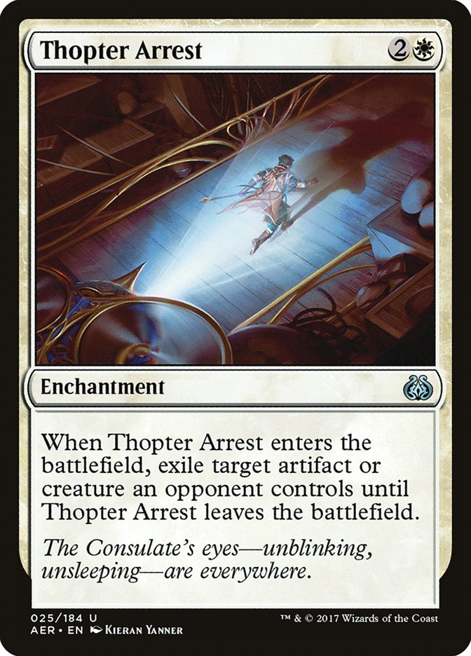 Thopter Arrest [Aether Revolt] | Tables and Towers