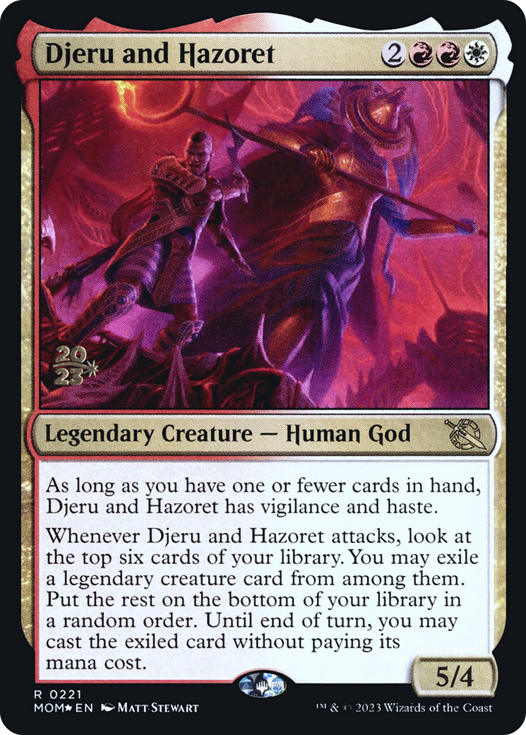 Djeru and Hazoret [March of the Machine Prerelease Promos] | Tables and Towers