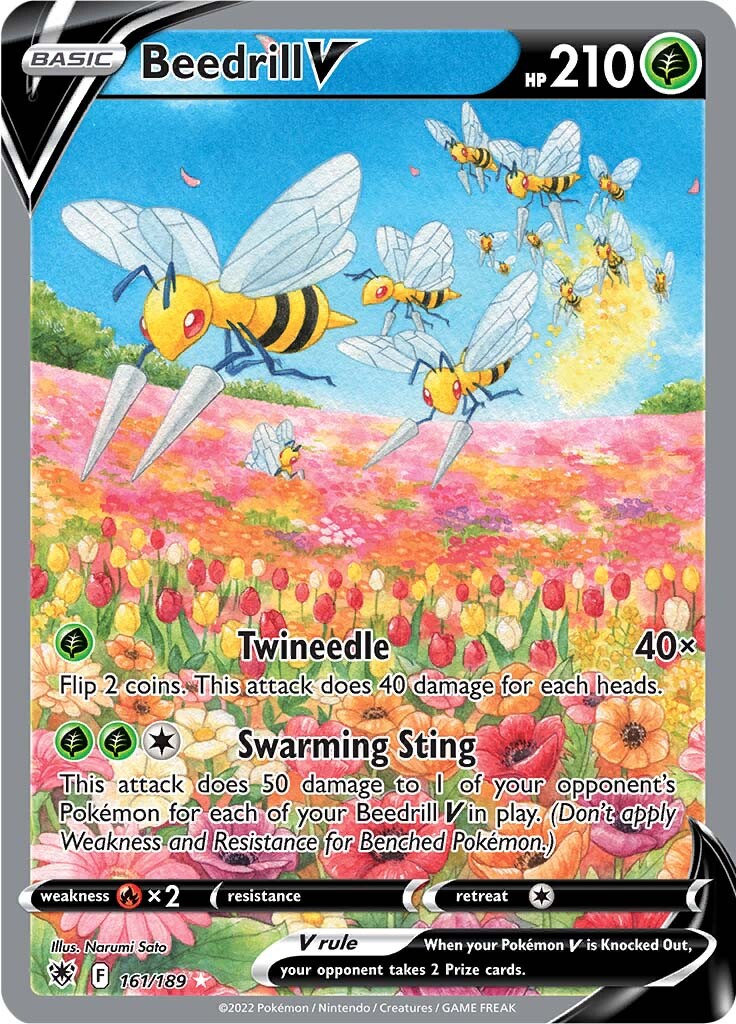 Beedrill V (161/189) [Sword & Shield: Astral Radiance] | Tables and Towers