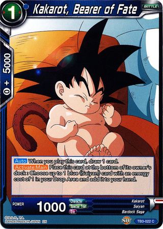 Kakarot, Bearer of Fate (TB3-022) [Clash of Fates] | Tables and Towers