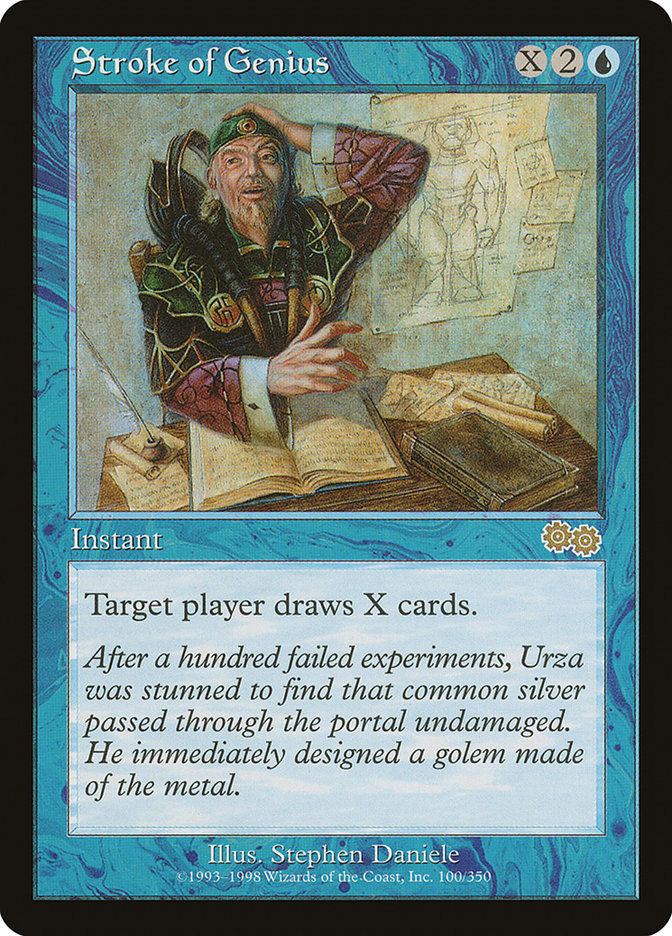 Stroke of Genius [Urza's Saga] | Tables and Towers