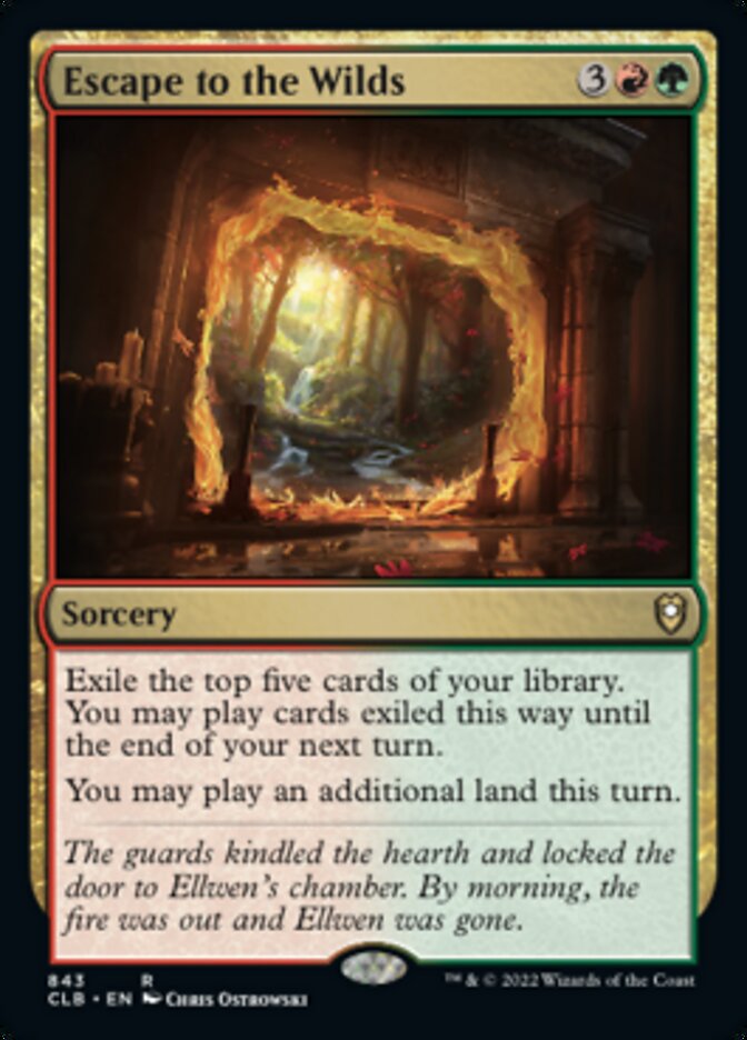 Escape to the Wilds [Commander Legends: Battle for Baldur's Gate] | Tables and Towers