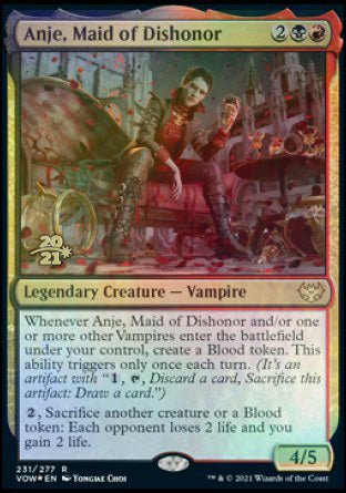 Anje, Maid of Dishonor [Innistrad: Crimson Vow Prerelease Promos] | Tables and Towers