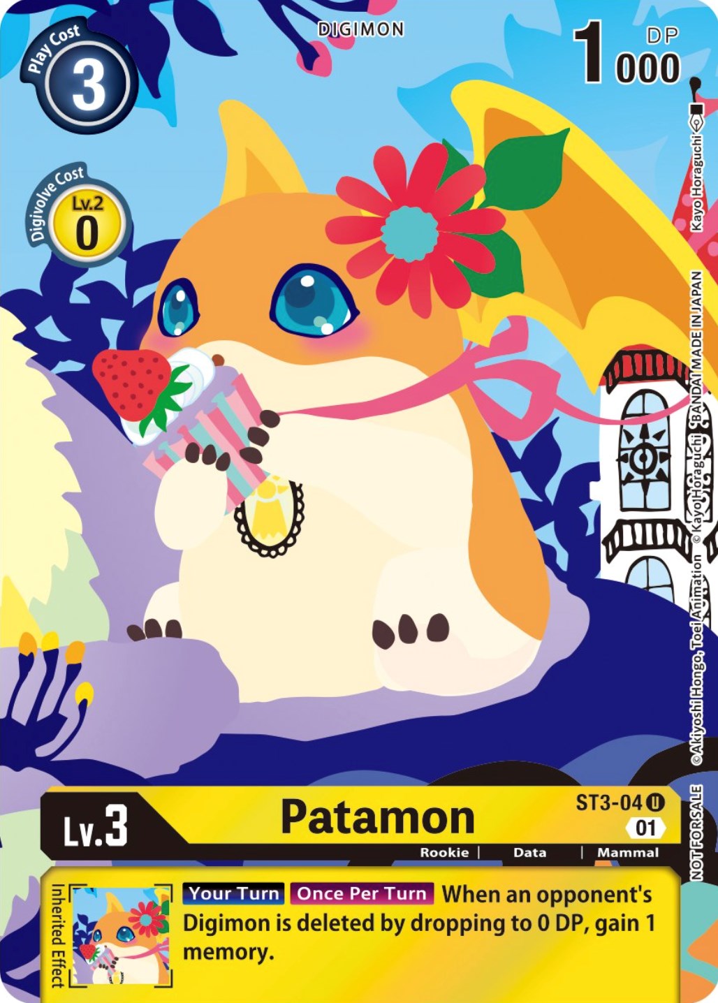 Patamon [ST3-04] (Tamer's Card Set 2 Floral Fun) [Starter Deck: Heaven's Yellow Promos] | Tables and Towers