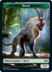 Beast // Treasure Double-Sided Token [Double Masters Tokens] | Tables and Towers