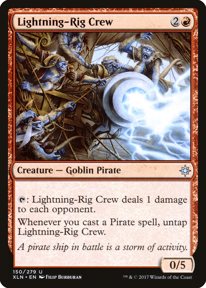 Lightning-Rig Crew [Ixalan] | Tables and Towers