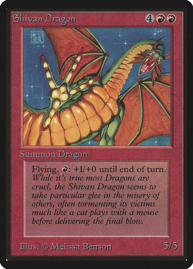 Shivan Dragon [Beta Edition] | Tables and Towers