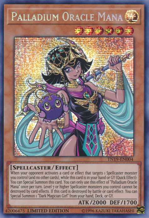 Palladium Oracle Mana [TN19-EN004] Prismatic Secret Rare | Tables and Towers