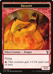 Dragon Egg // Dragon Double-Sided Token [Commander 2018 Tokens] | Tables and Towers