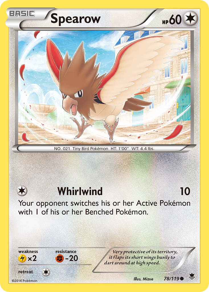 Spearow (78/119) [XY: Phantom Forces] | Tables and Towers