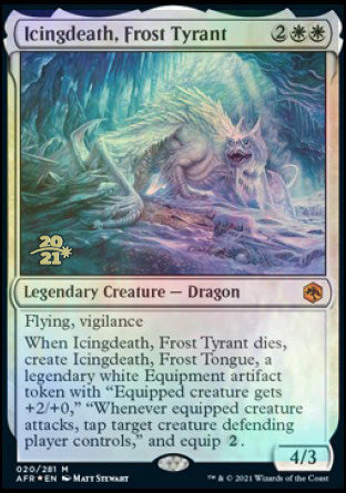 Icingdeath, Frost Tyrant [Dungeons & Dragons: Adventures in the Forgotten Realms Prerelease Promos] | Tables and Towers