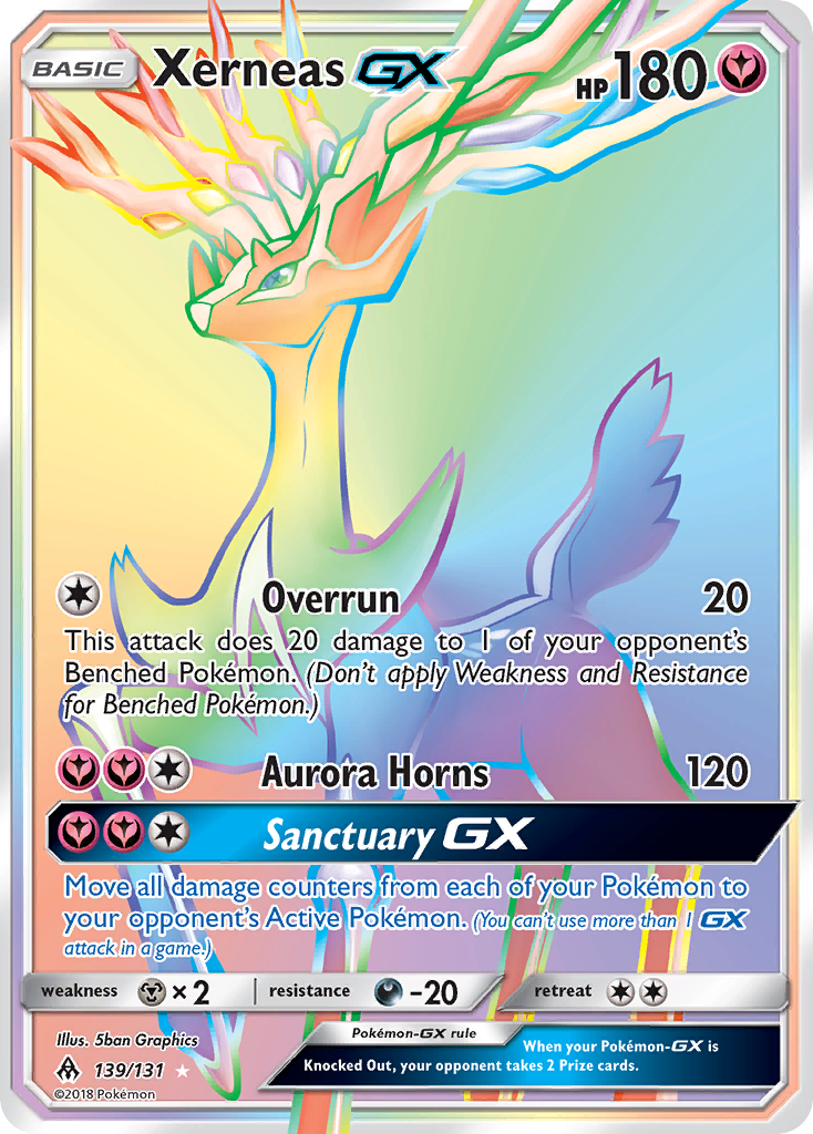 Xerneas GX (139/131) [Sun & Moon: Forbidden Light] | Tables and Towers